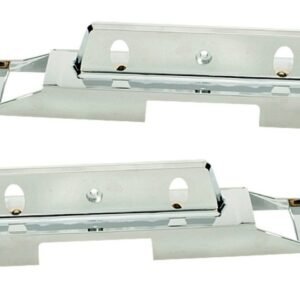 310-67 Mopar 1967 A-body Chrome Front Armrest Bases