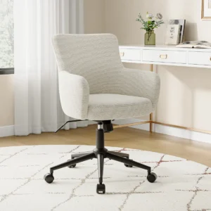 Adjustable Height Comfort Ergonomic Office Chair For Home Office, Living Room, Bedroom